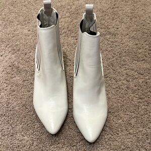 Bar III White Ankle Booties